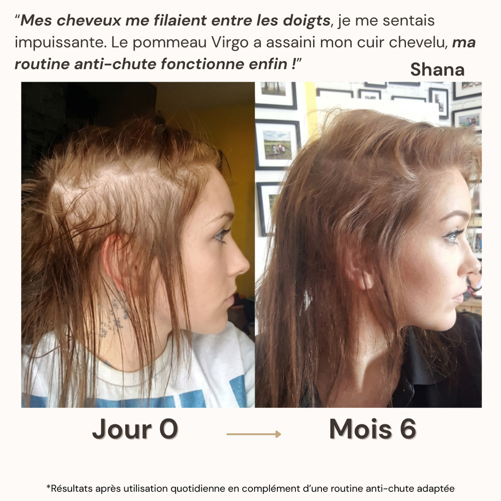 Pommeau de soin capillaire densifiant