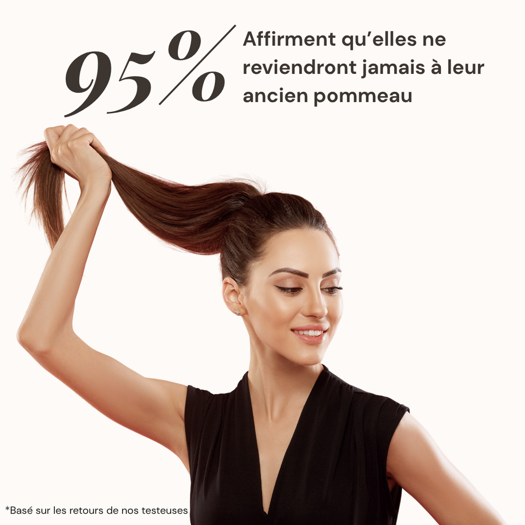 Pommeau de soin capillaire densifiant