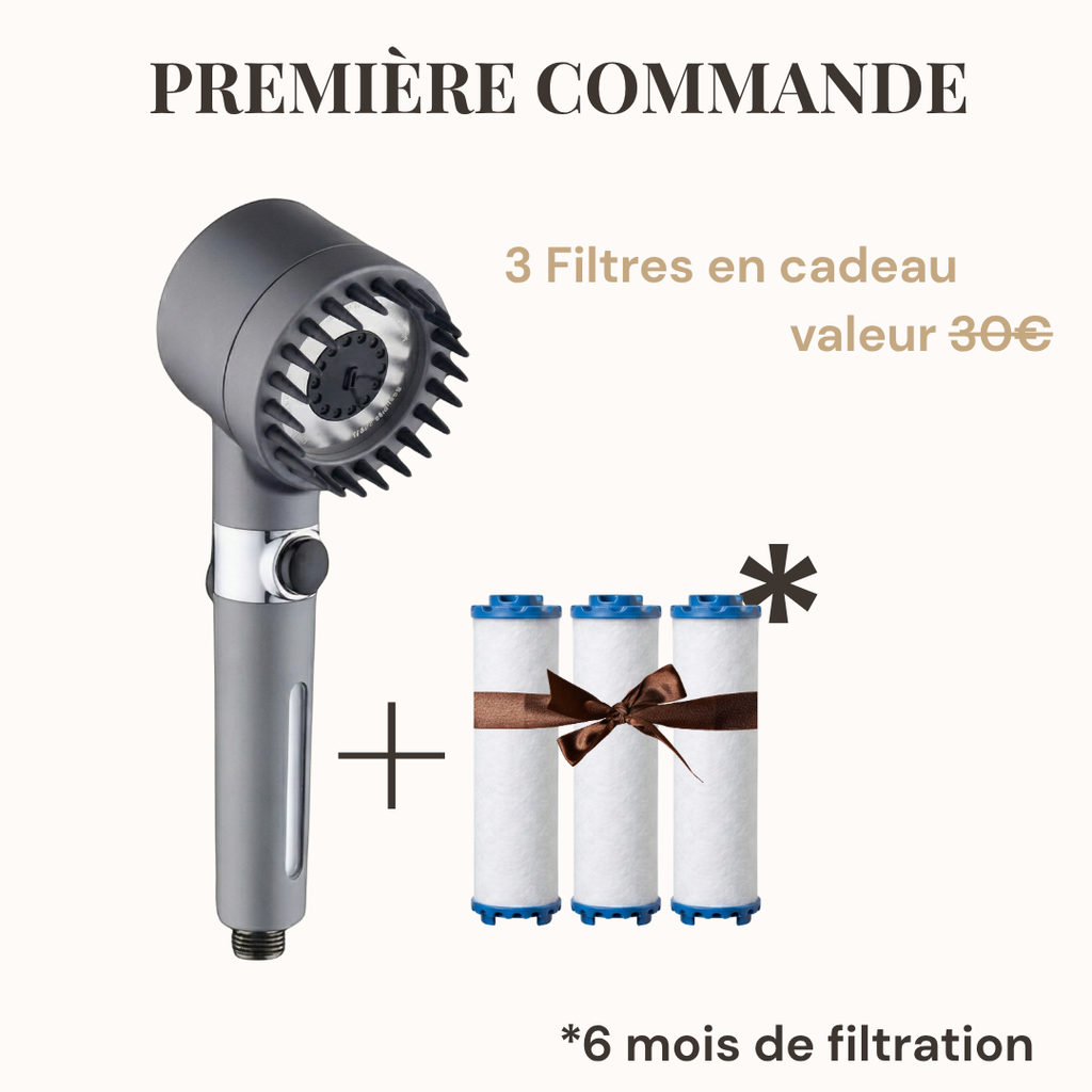 Pommeau de soin capillaire densifiant